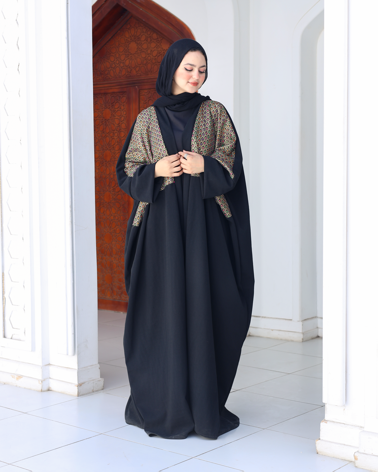 Elegance Black Kaftan