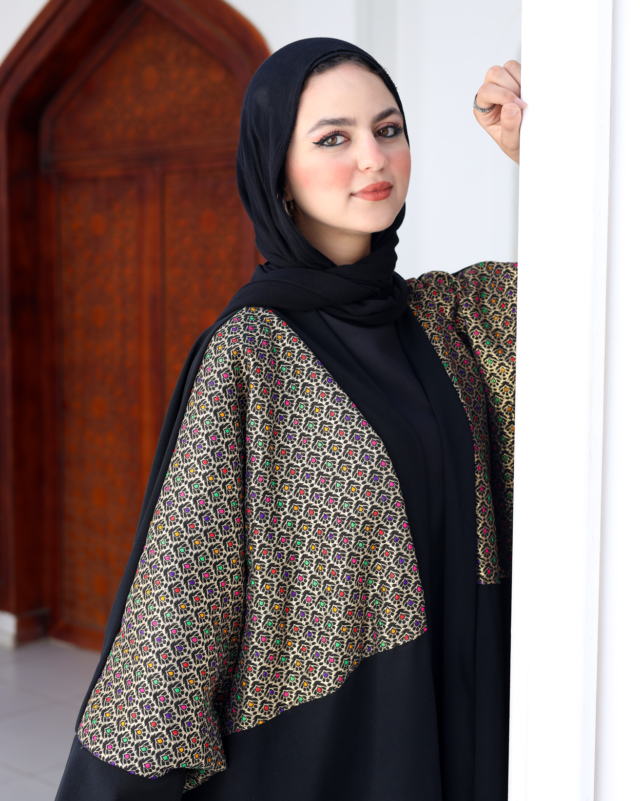 Elegance Black Kaftan