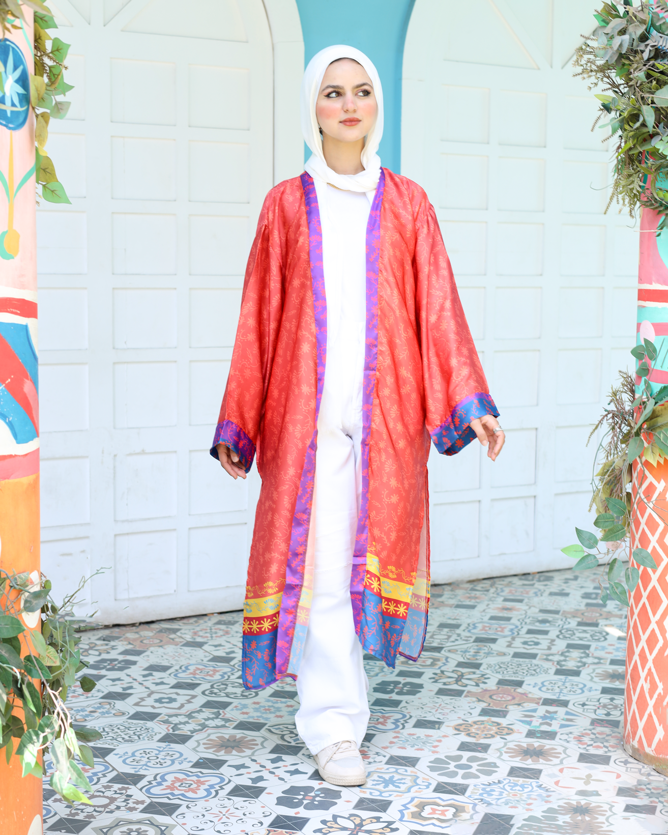 Satin cardigan