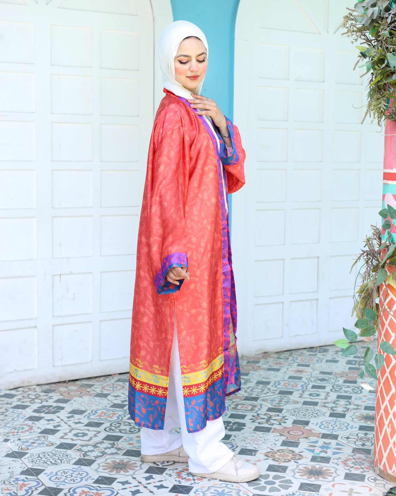 Satin cardigan