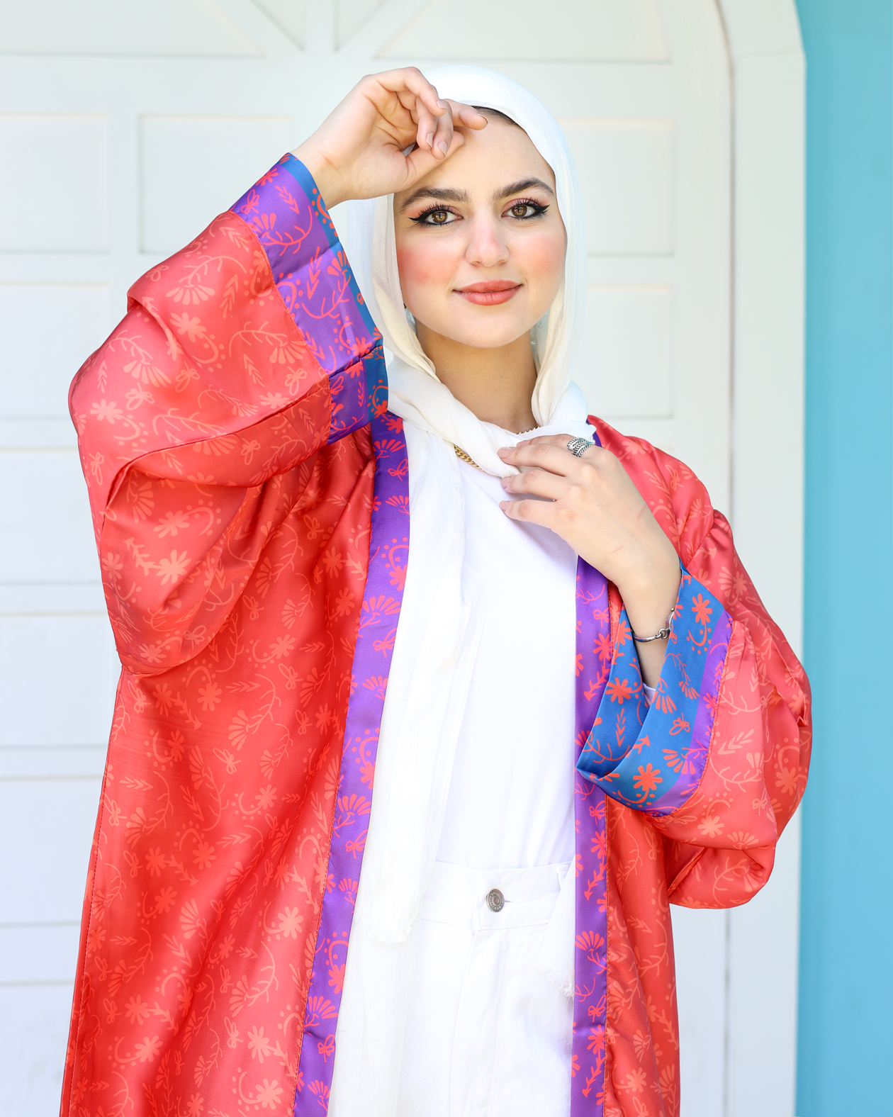 Satin cardigan