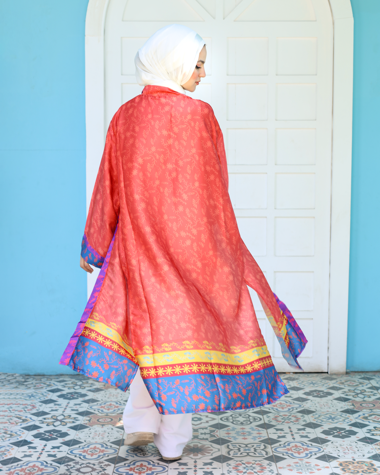 Satin cardigan