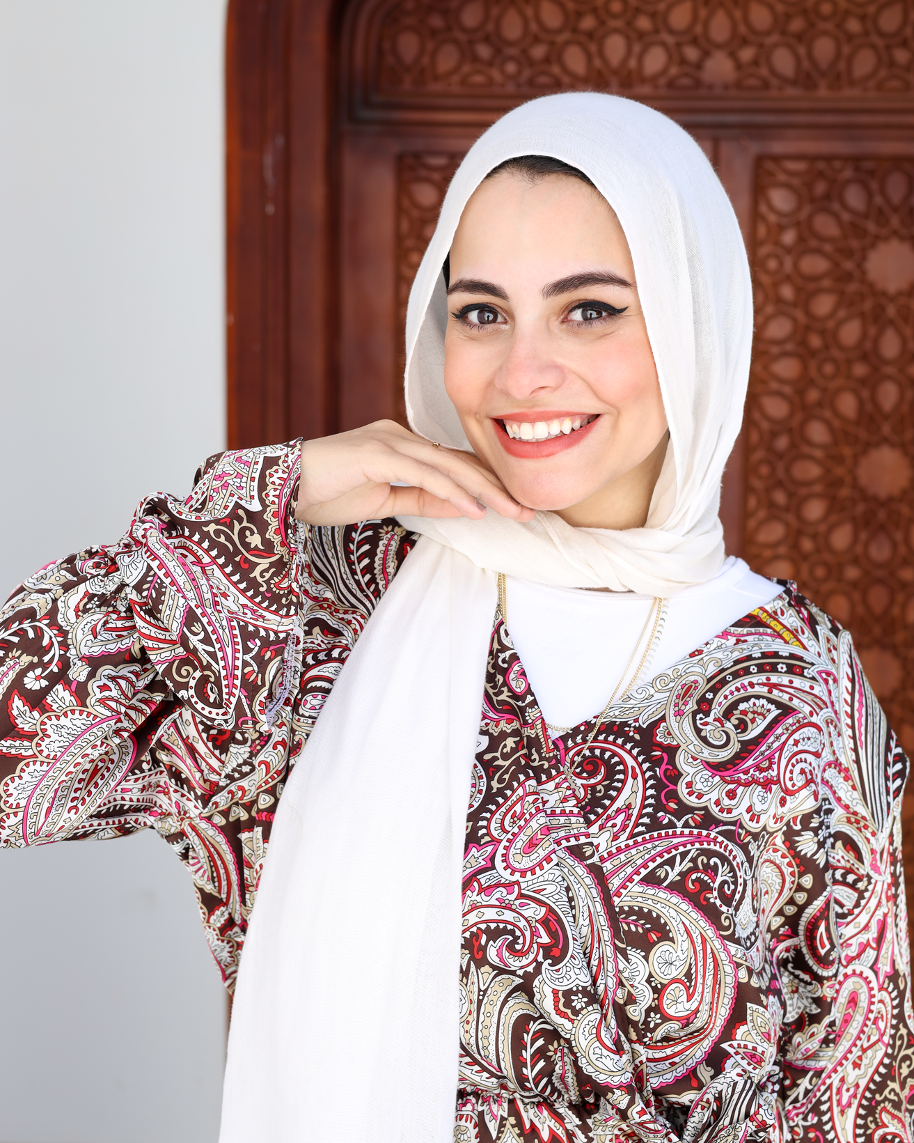 Paisley Silk Dress