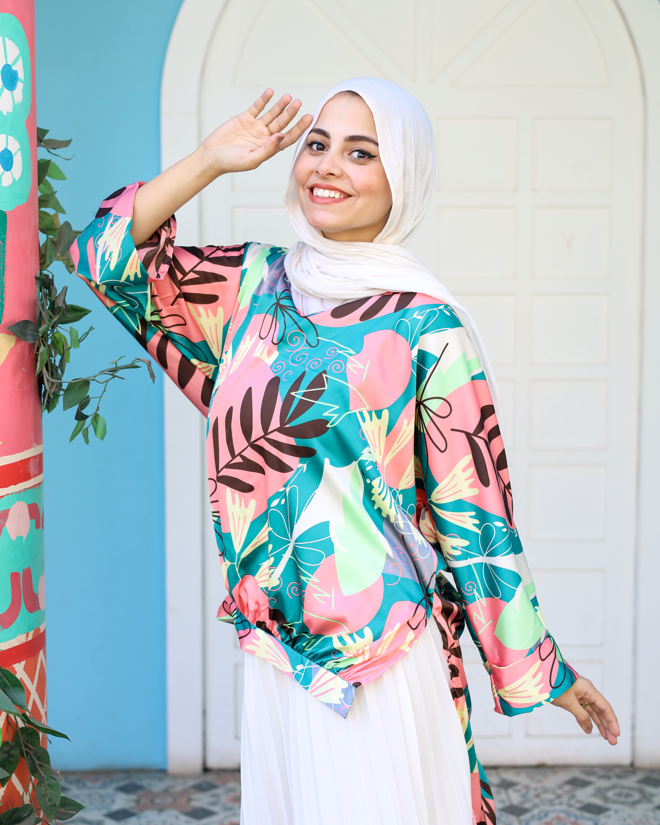 Satin blouse