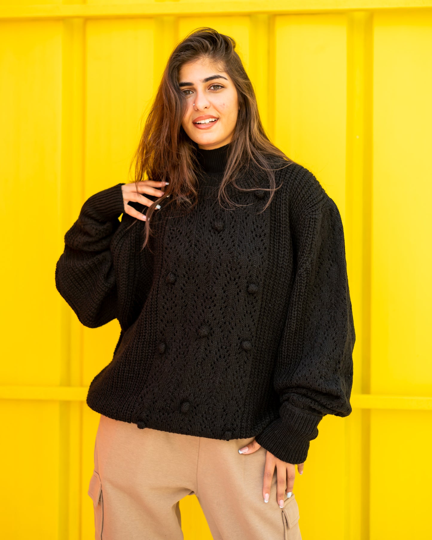 Black sweater