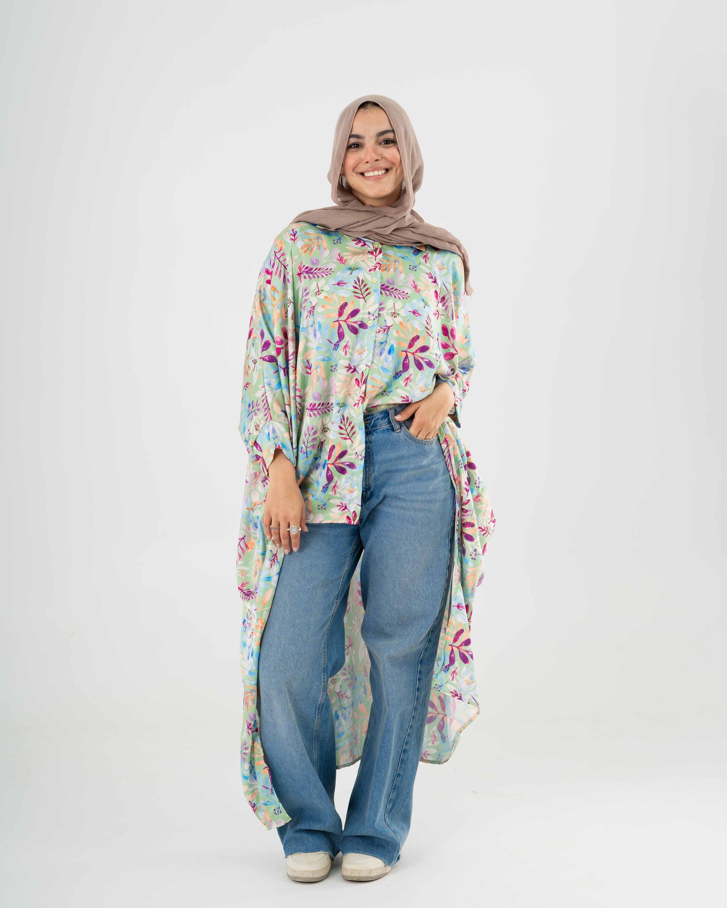 Floral Satin Shirt