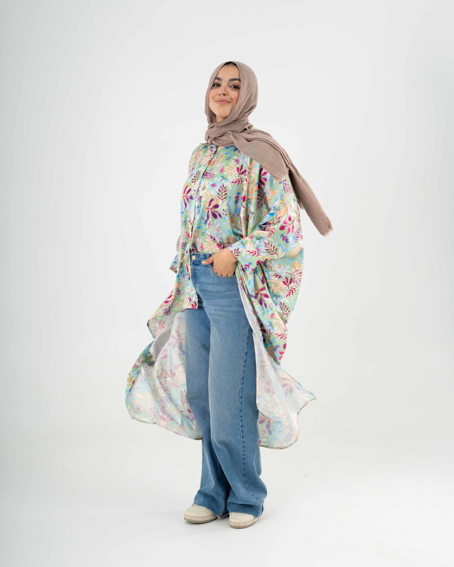 Floral Satin Shirt