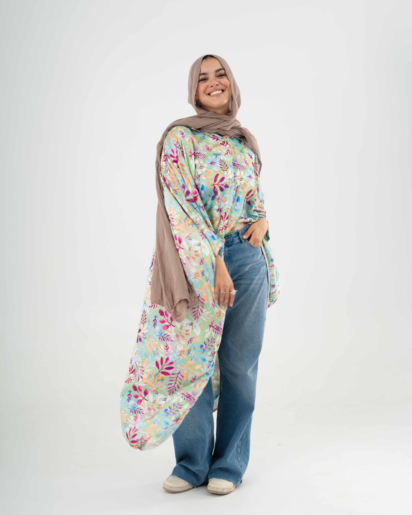 Floral Satin Shirt