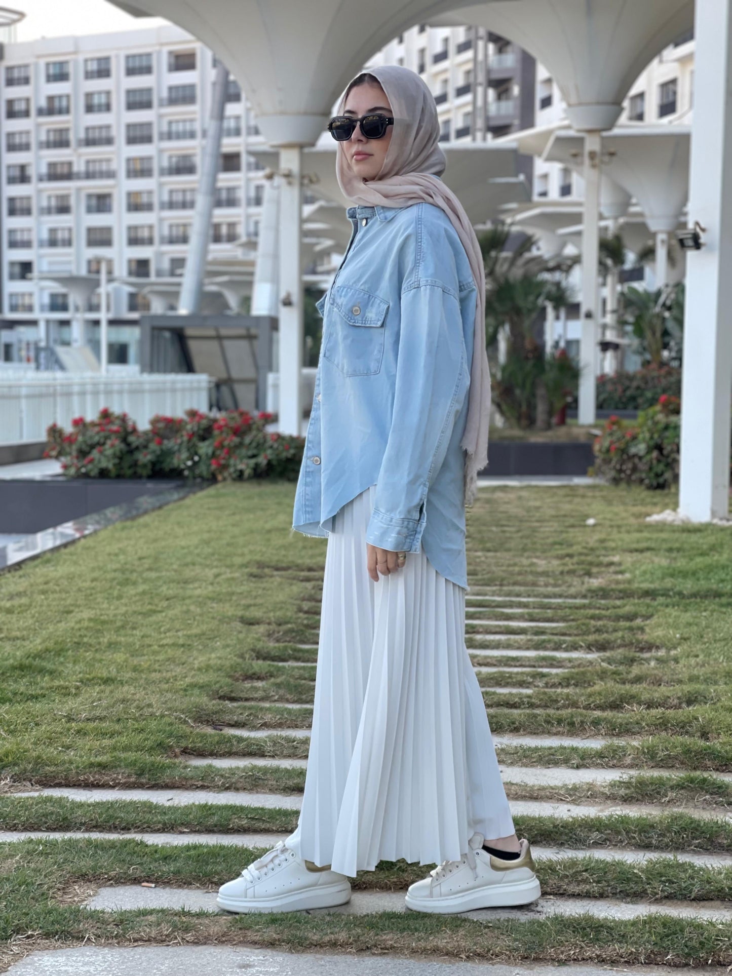 Oversized Denim Shirt