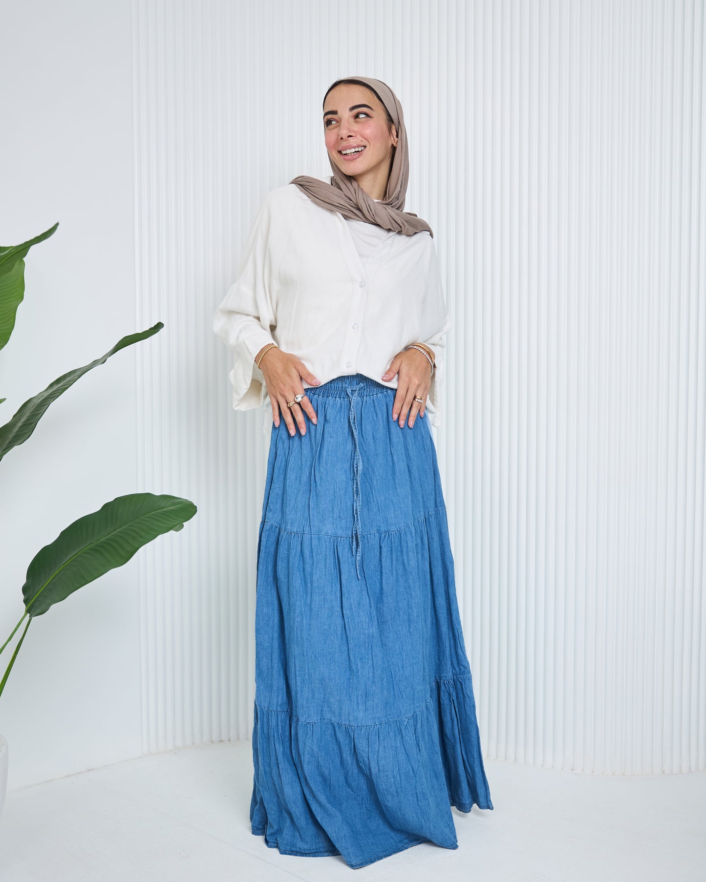 Denim skirt