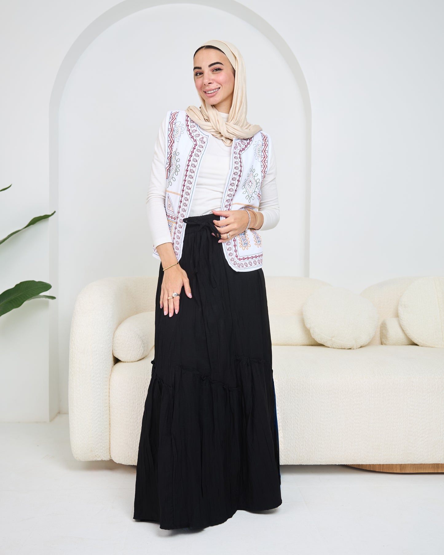 Skirt in black
