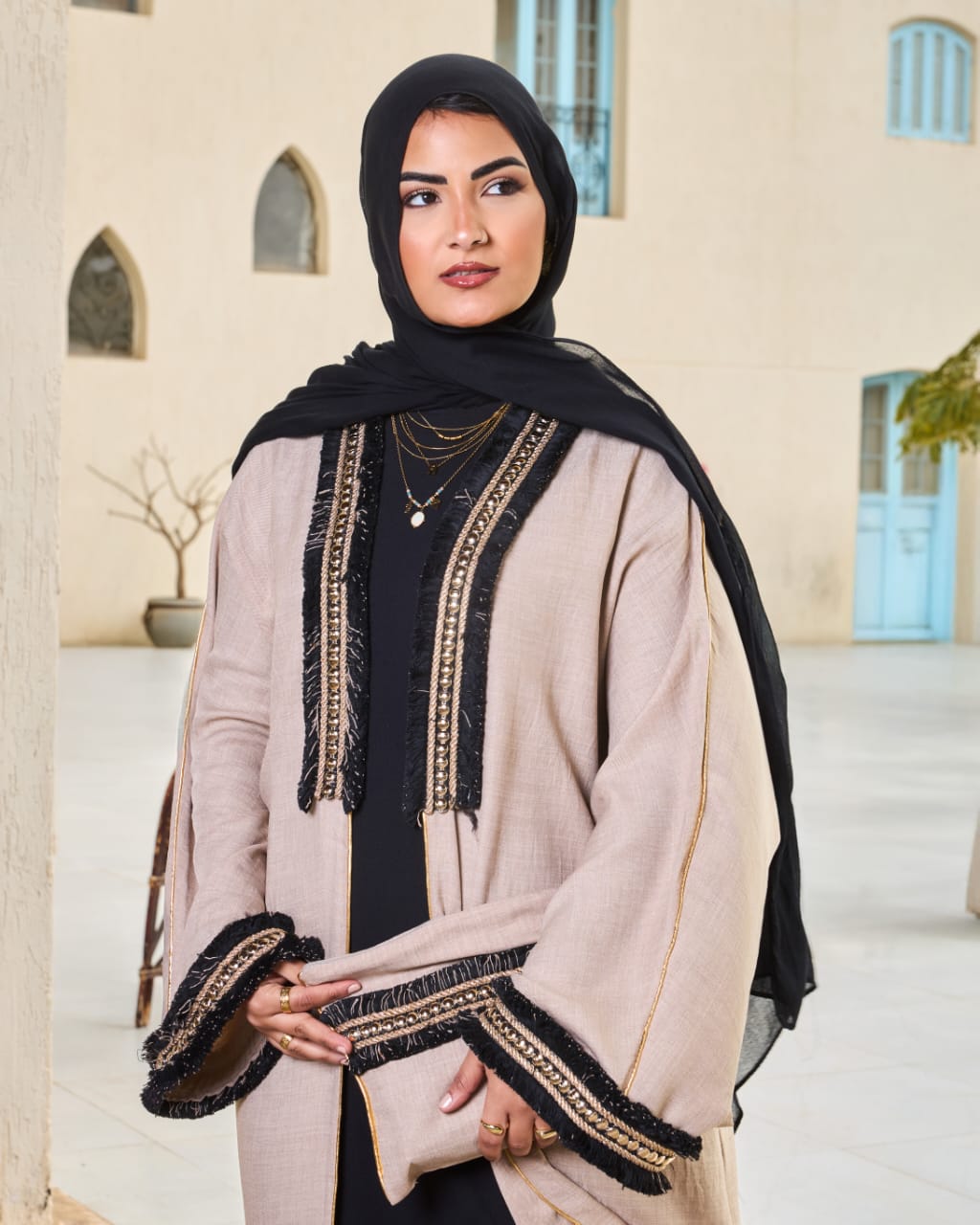 Linen kaftan