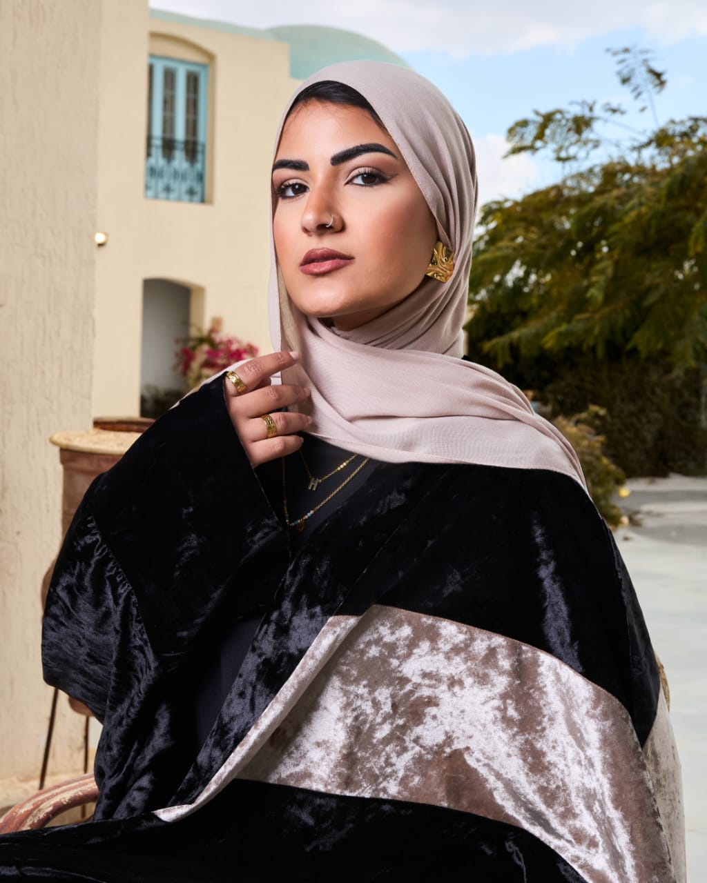 Velvet kaftan