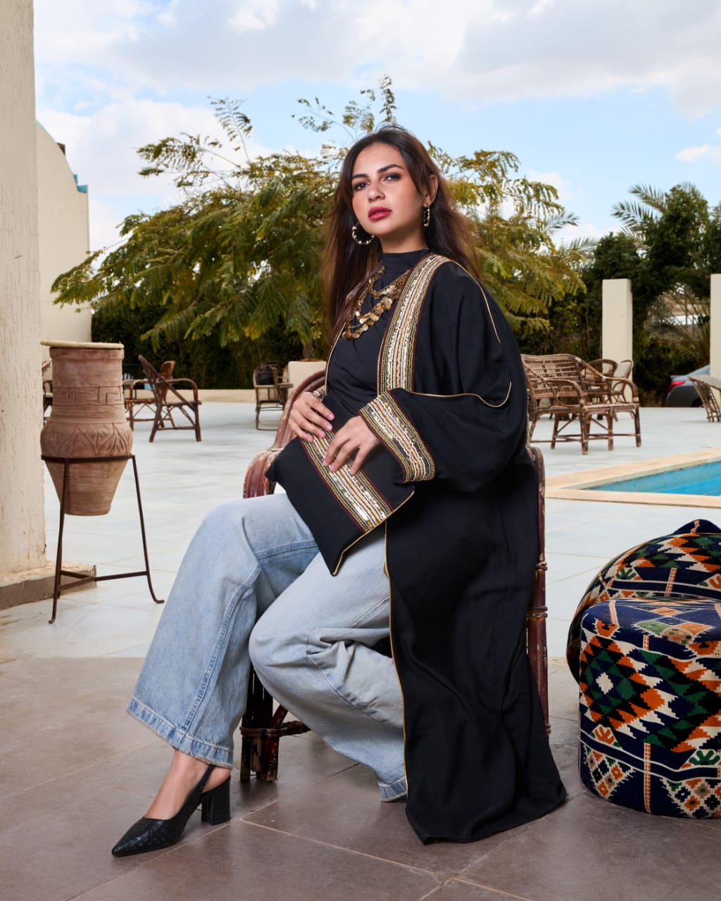 Linen kaftan