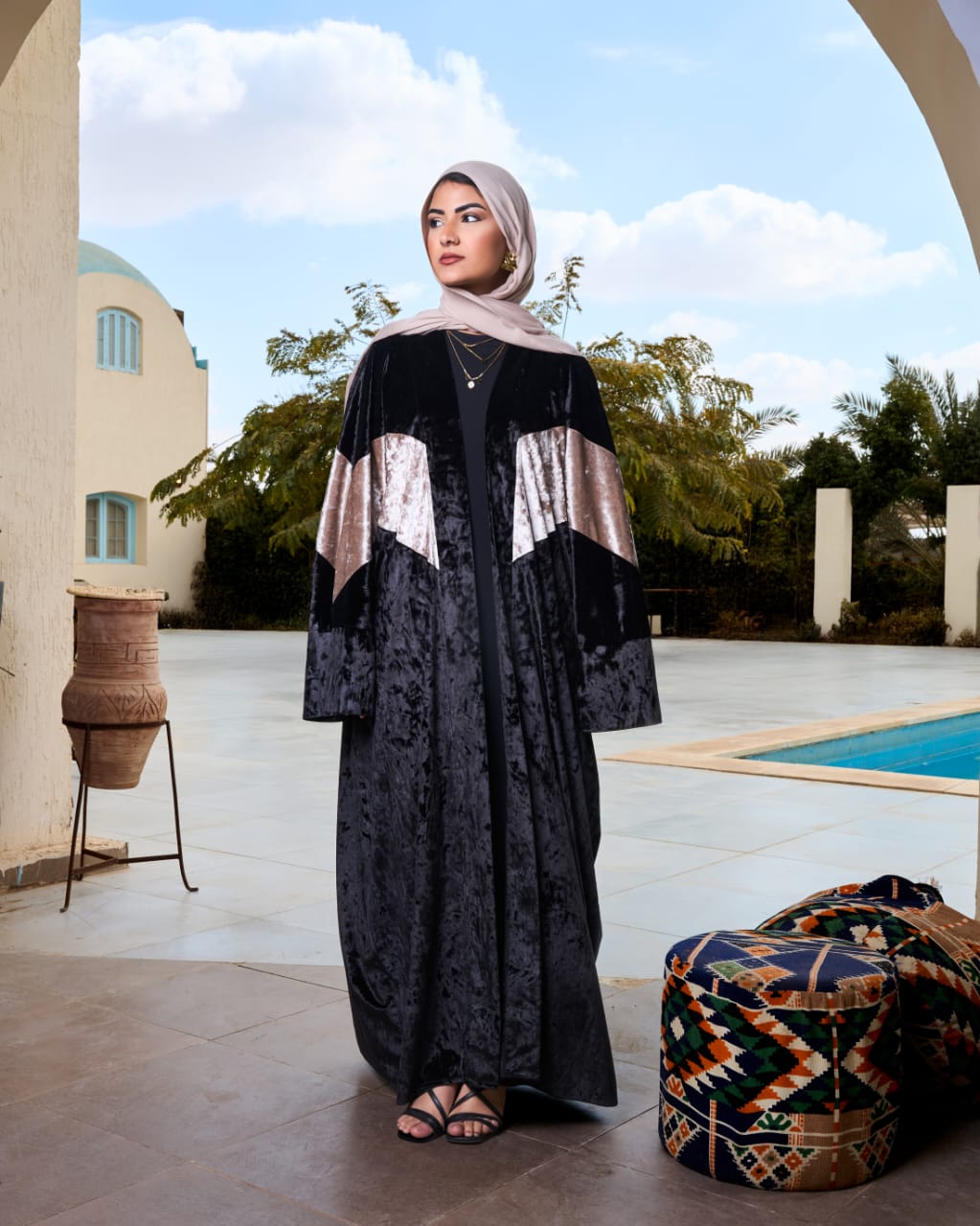 Velvet kaftan