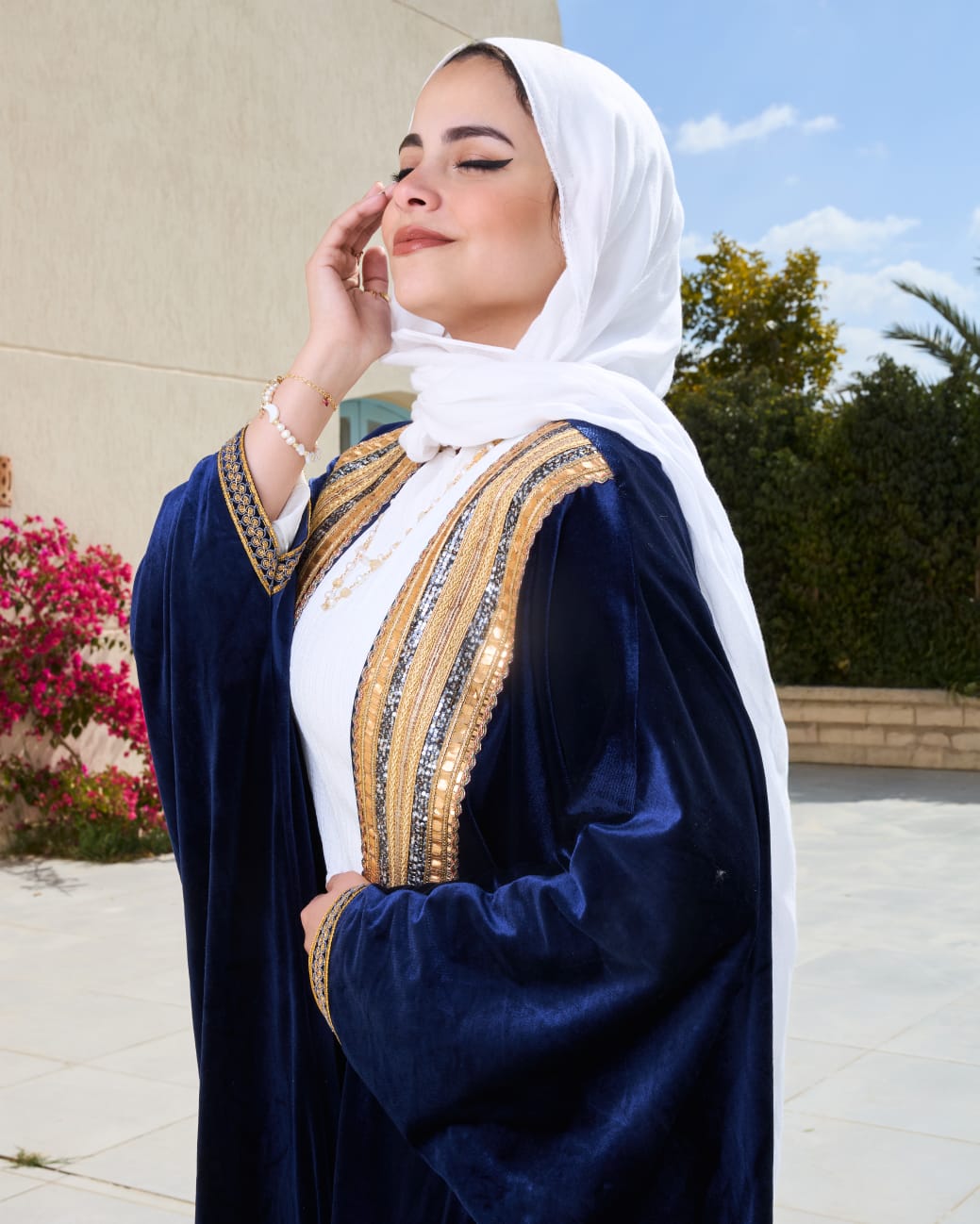 Velvet kaftan
