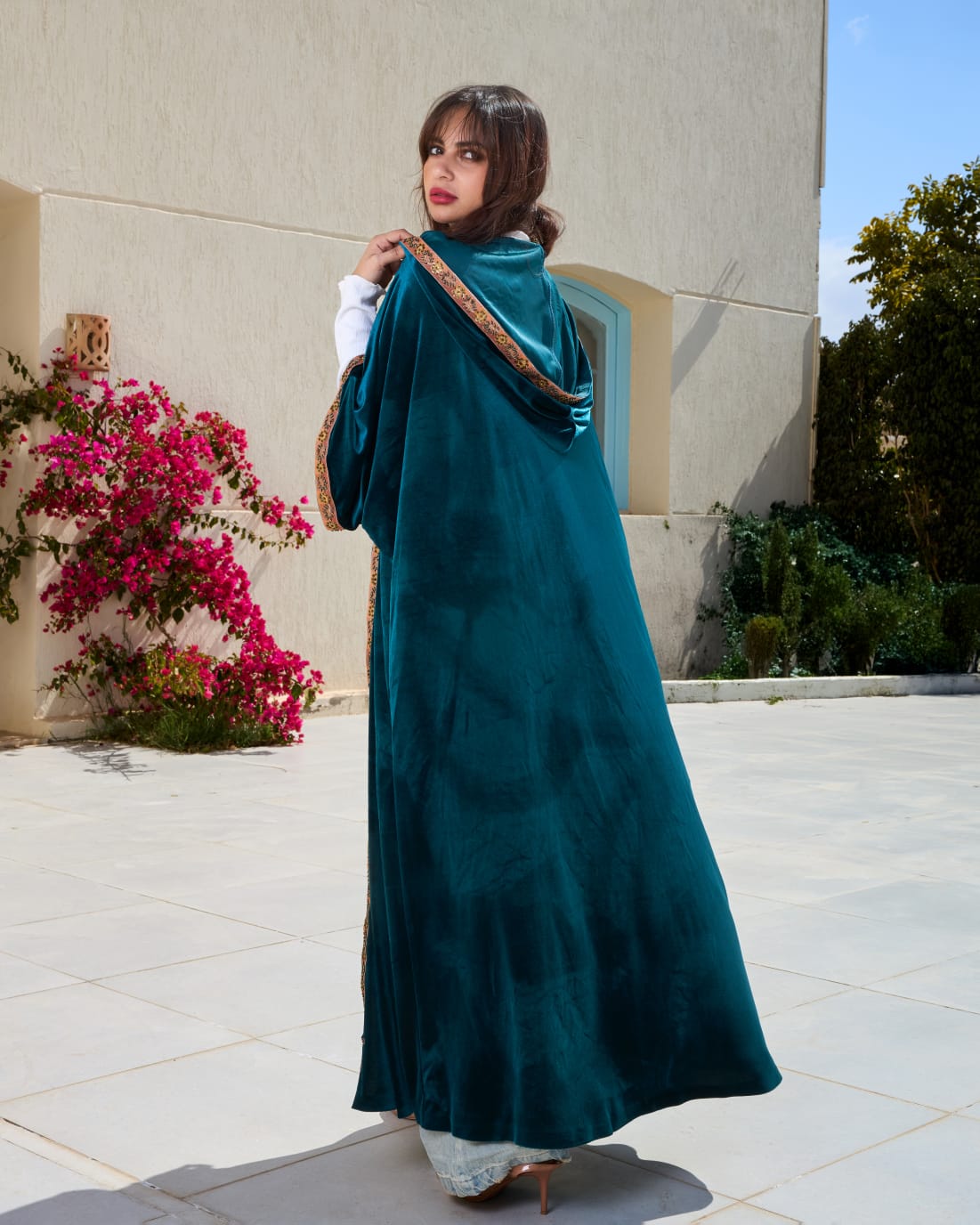 Velvet kaftan
