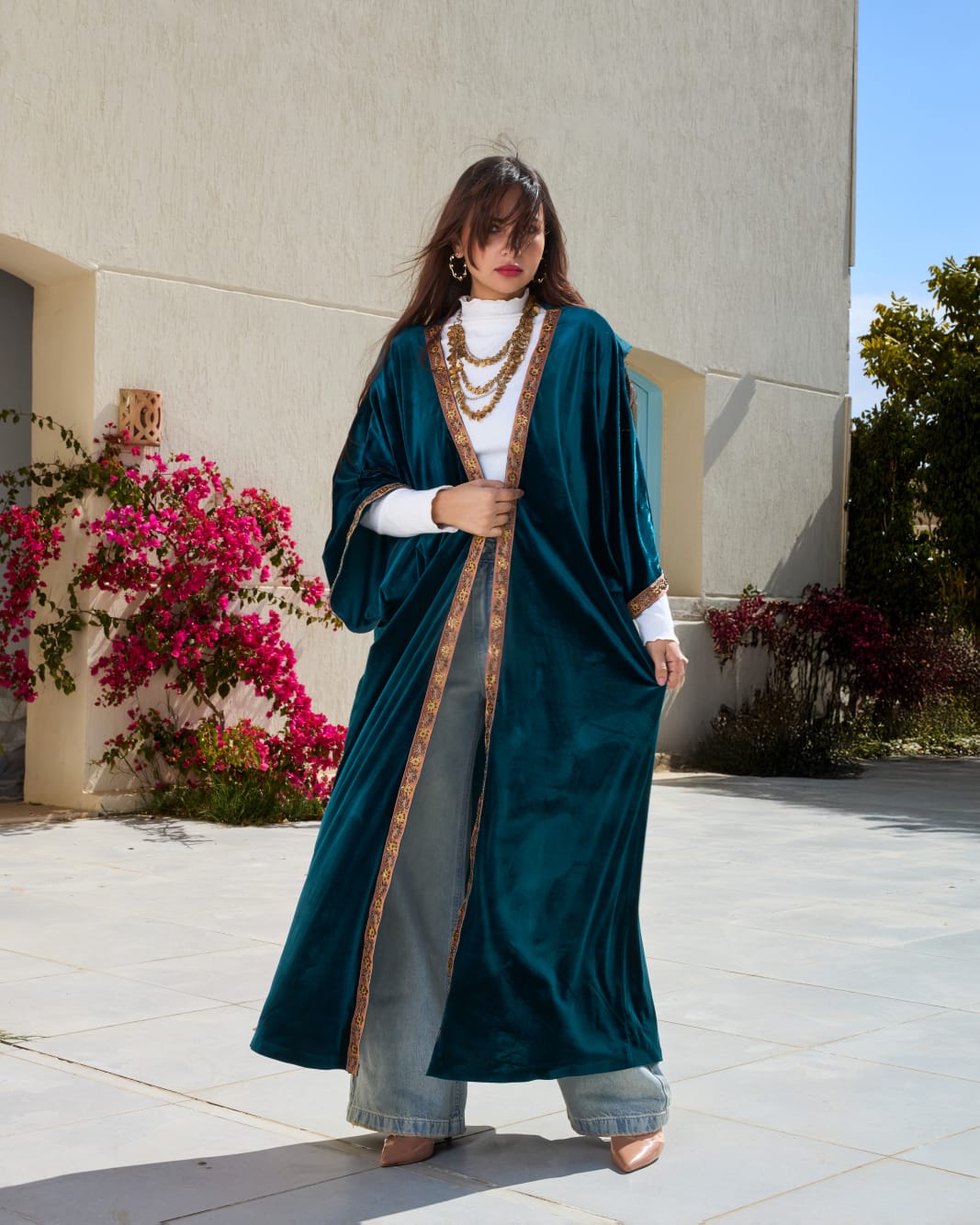 Velvet kaftan