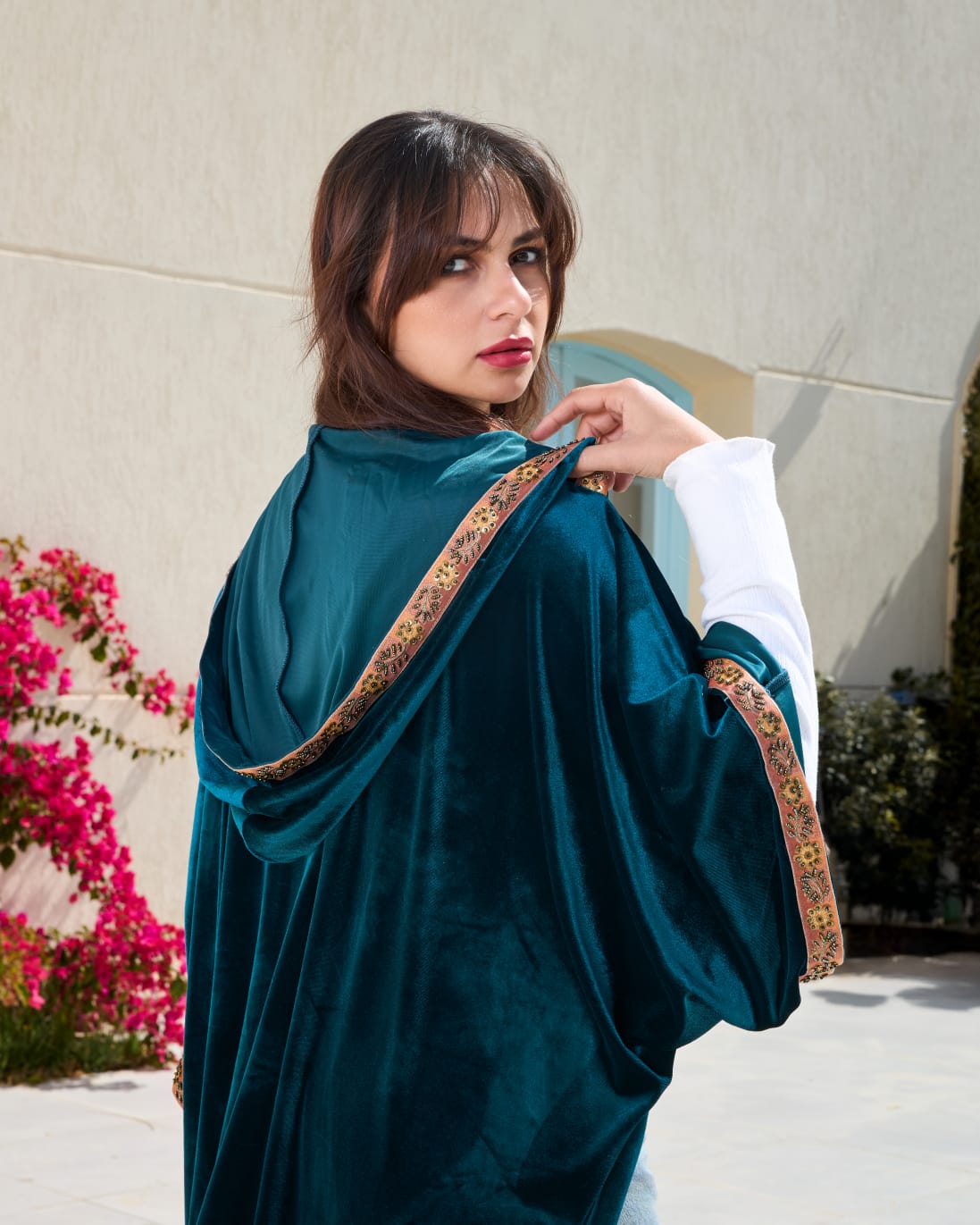 Velvet kaftan