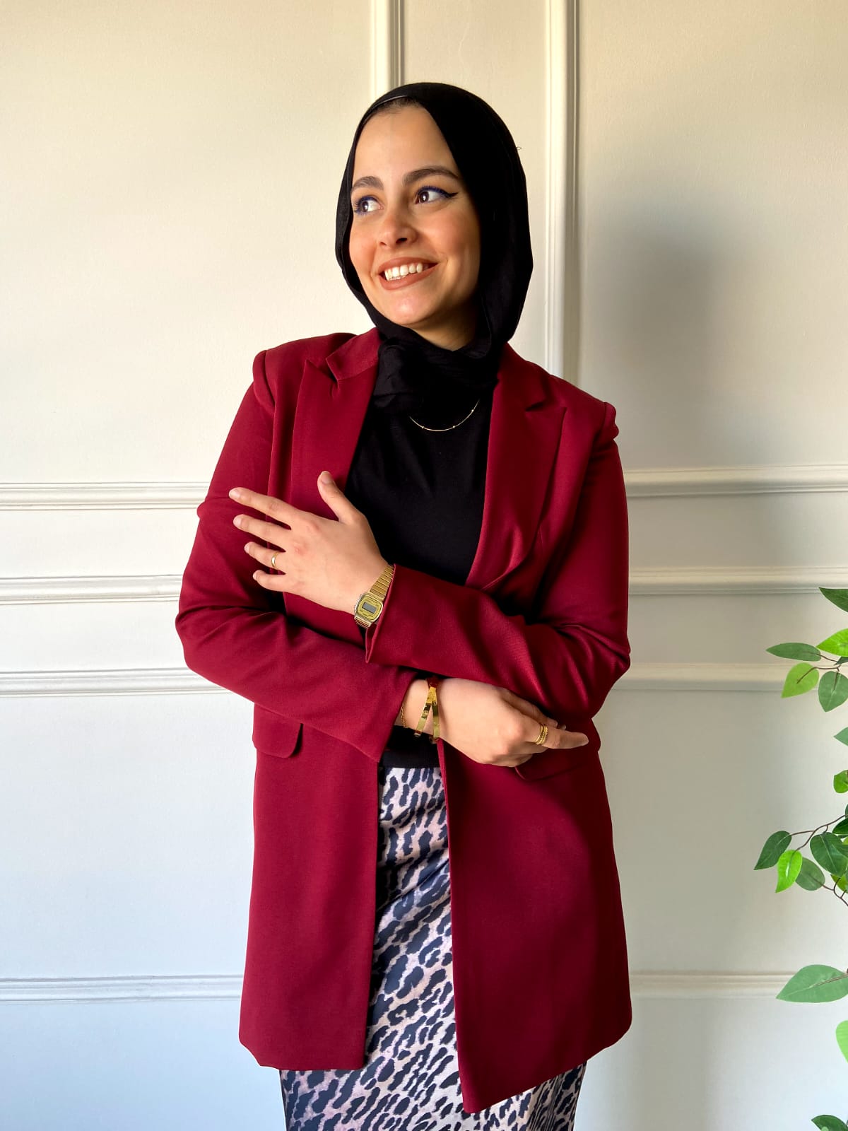 Blazer in red