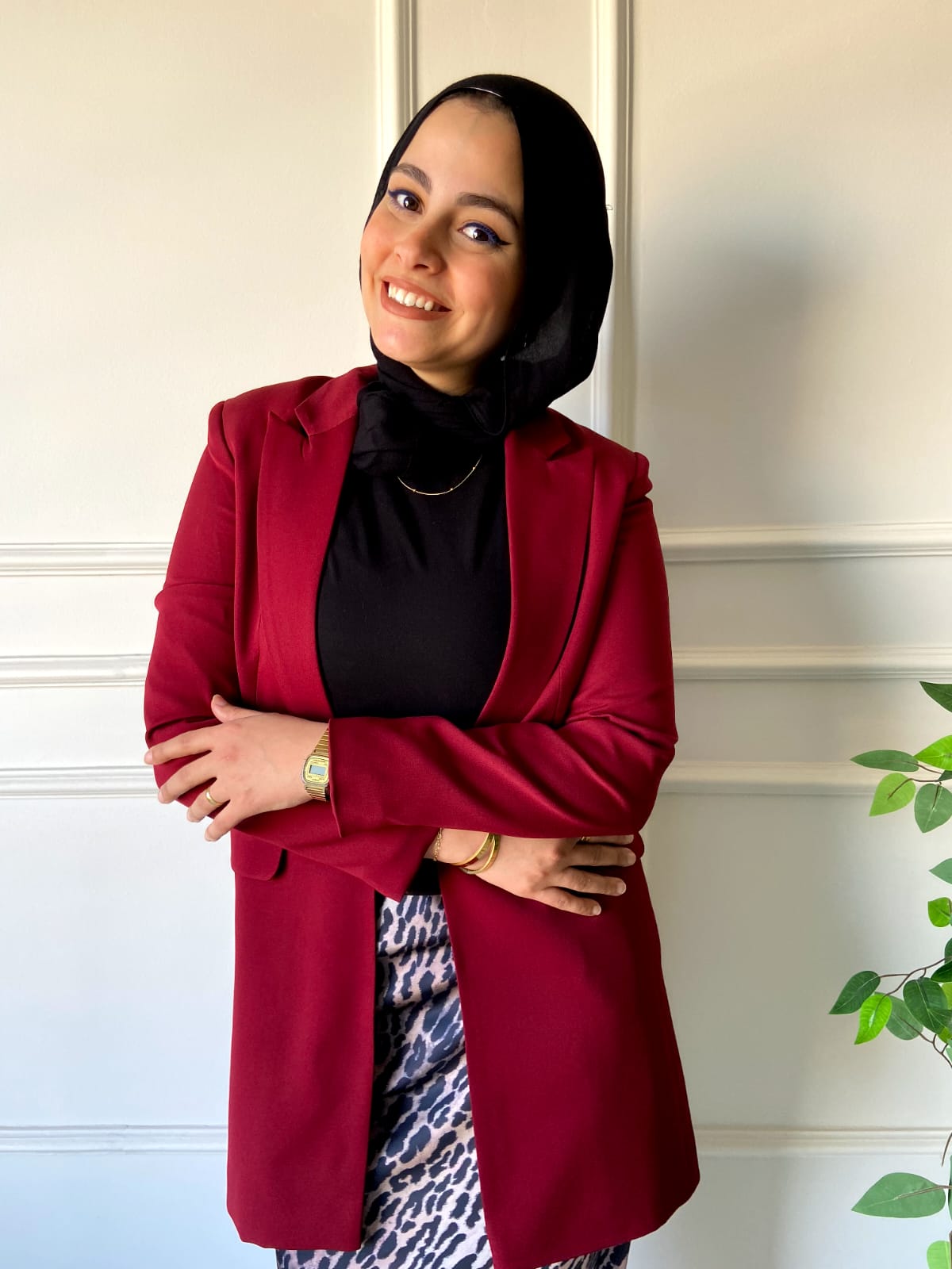 Blazer in red