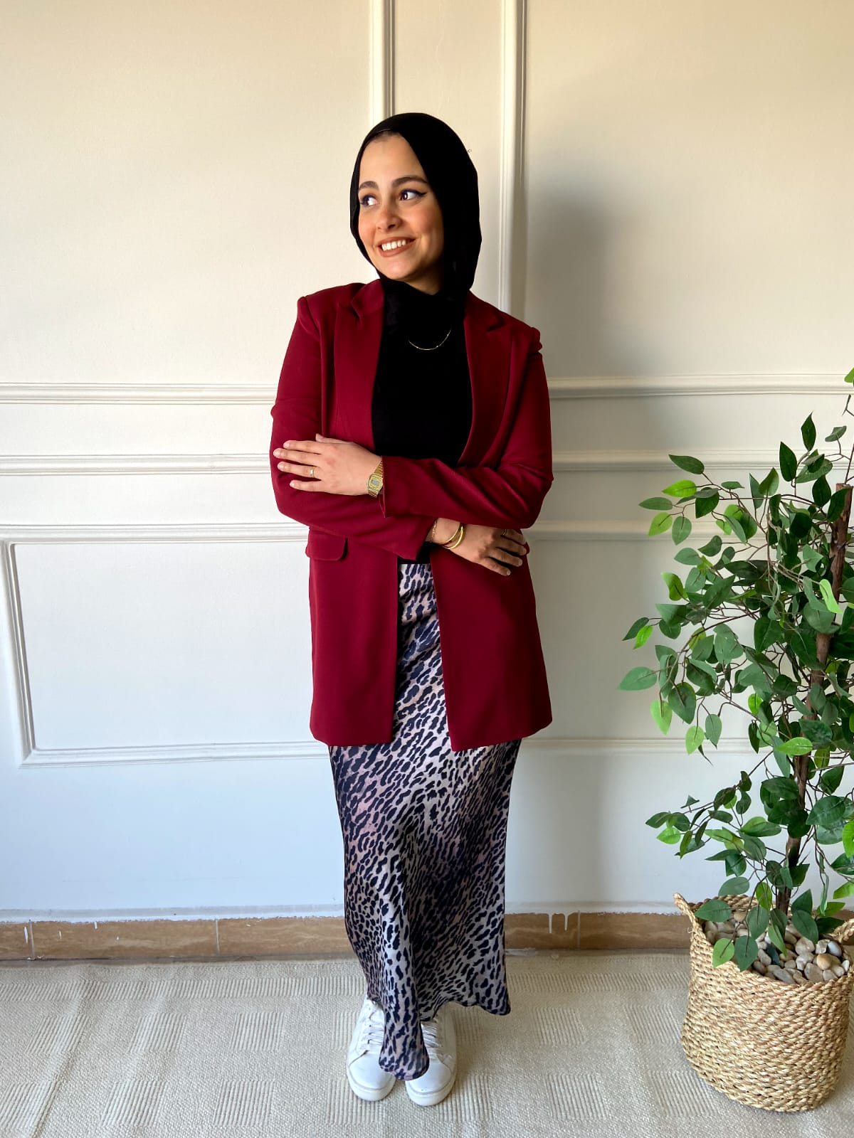 Blazer in red