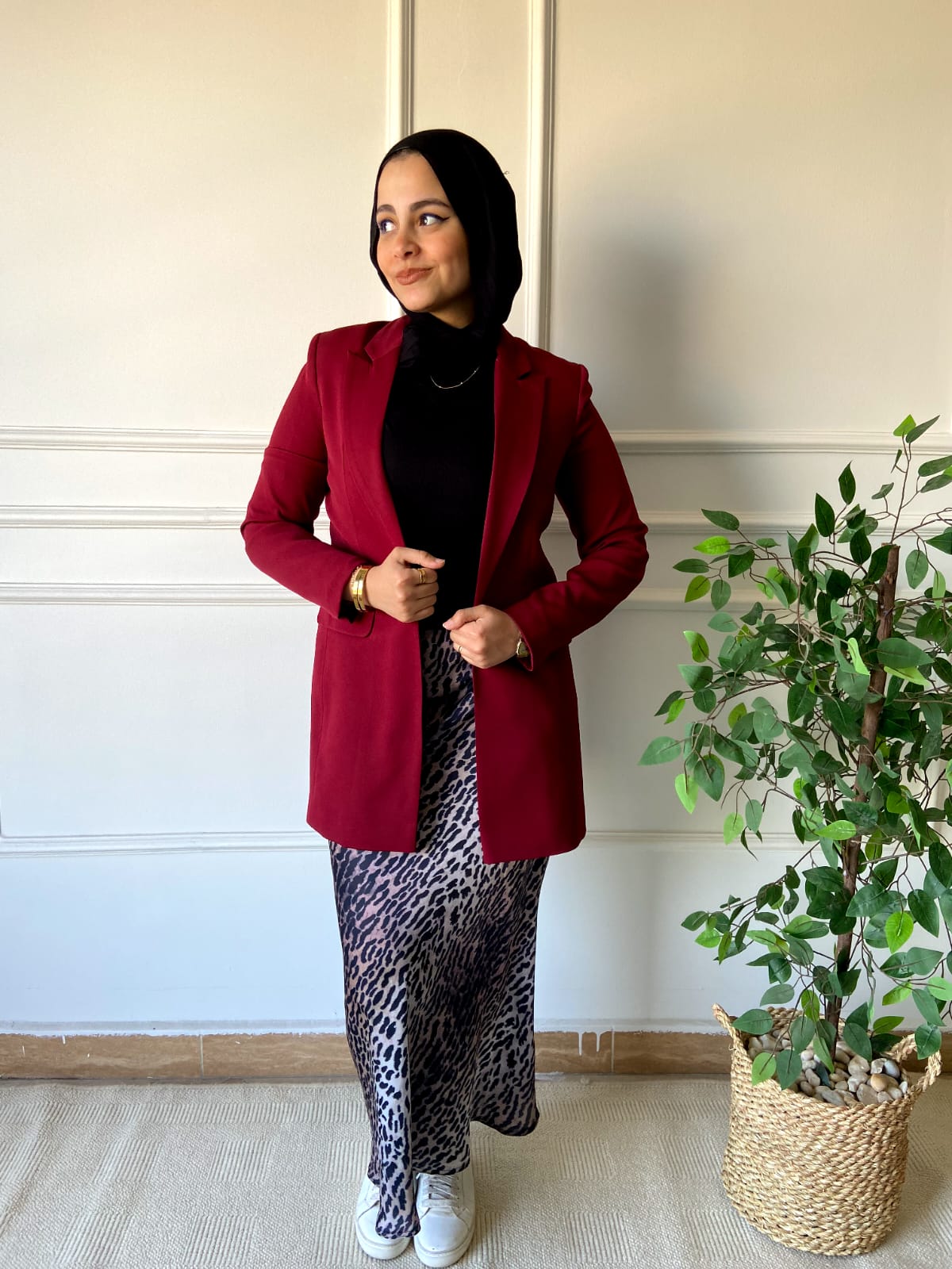 Blazer in red