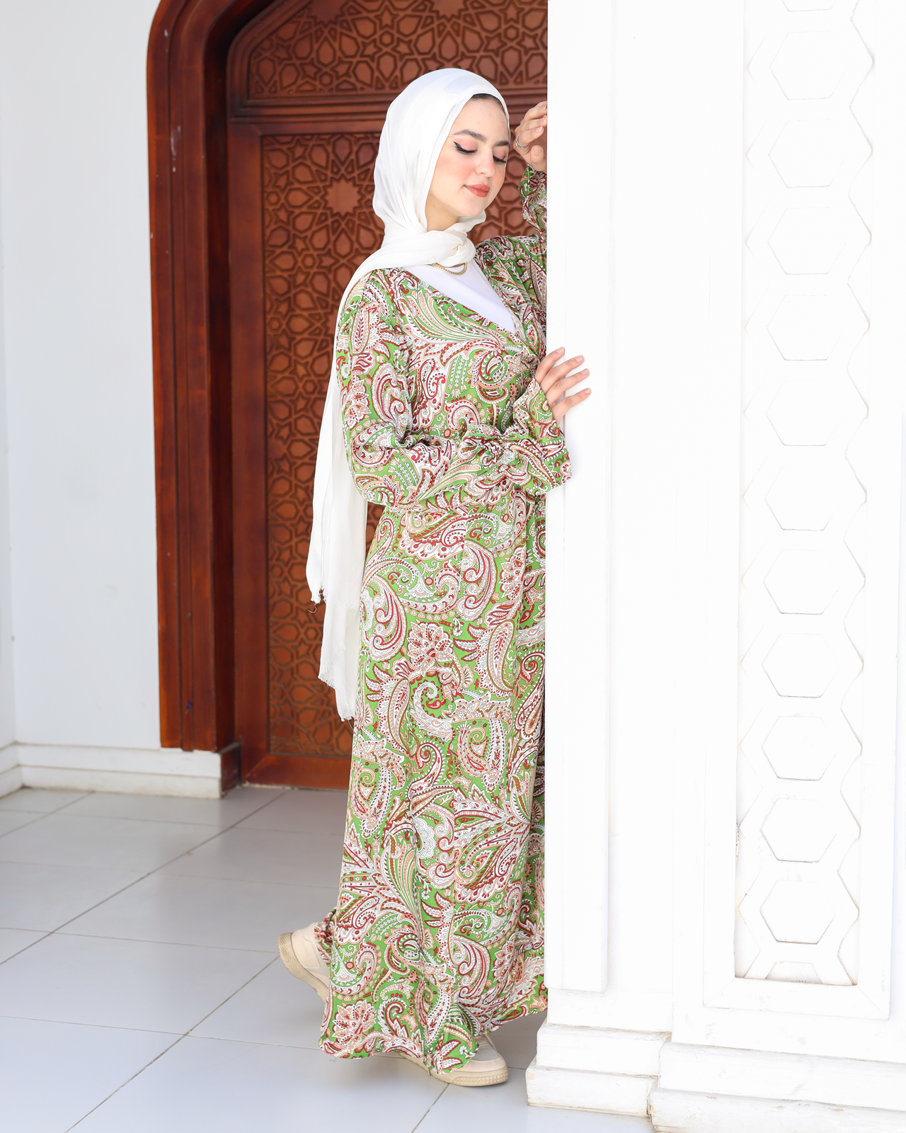 Paisley Silk Dress