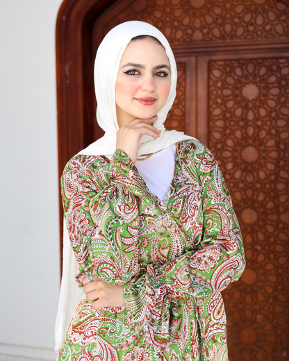 Paisley Silk Dress
