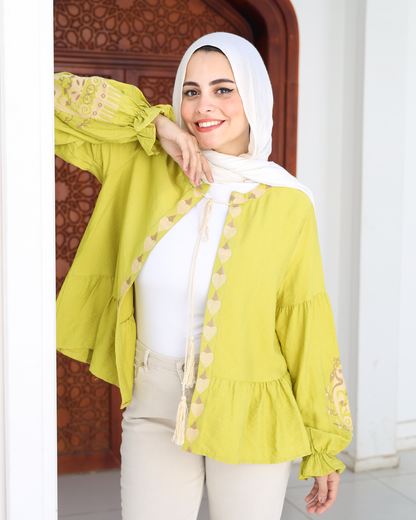 Open front Blouse