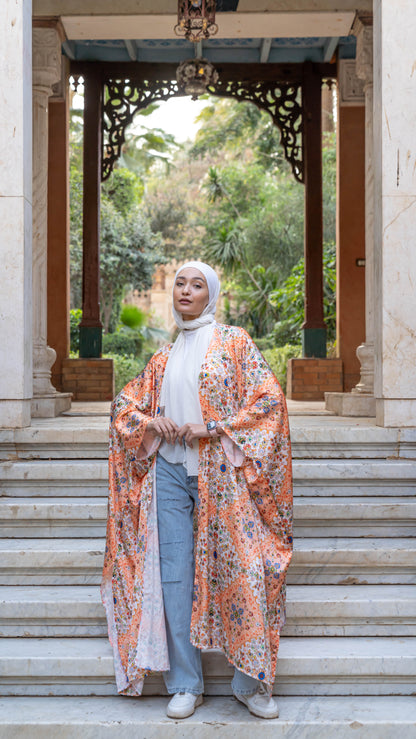Satin kimono