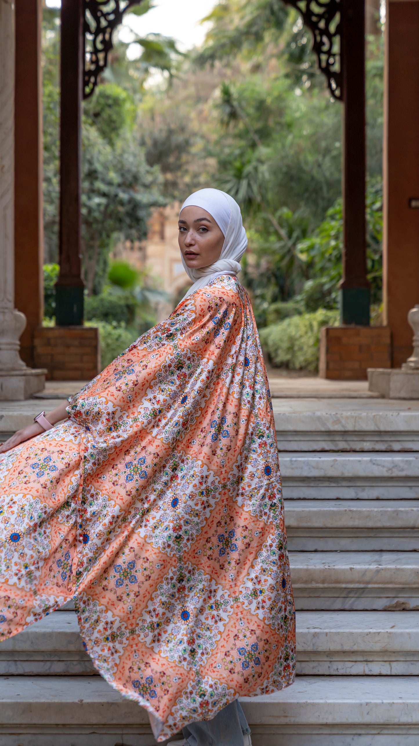 Satin kimono