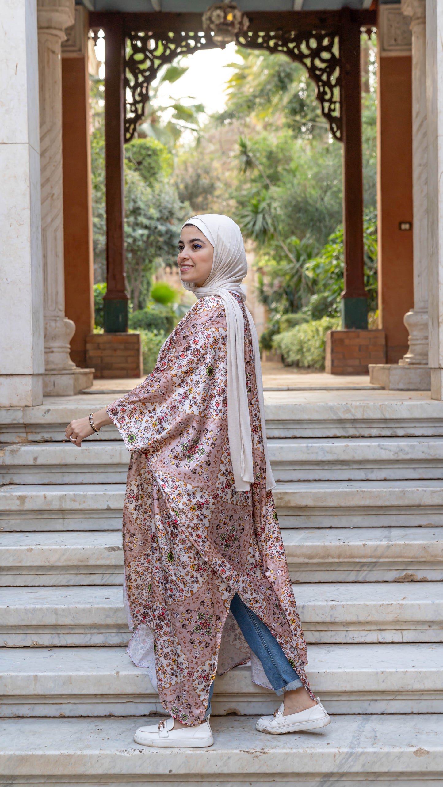 Satin kimono
