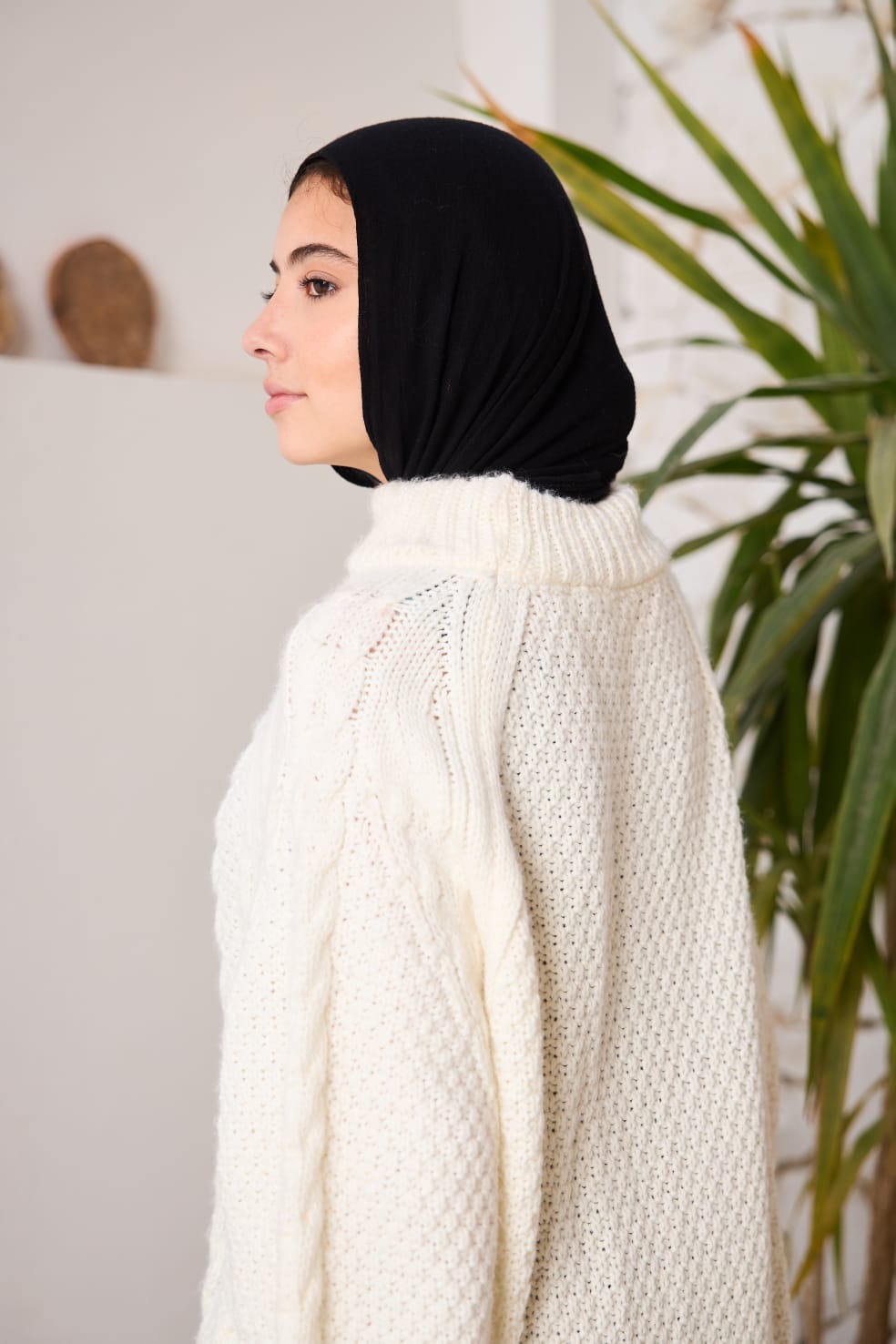 Oversized Cable-knit Sweater