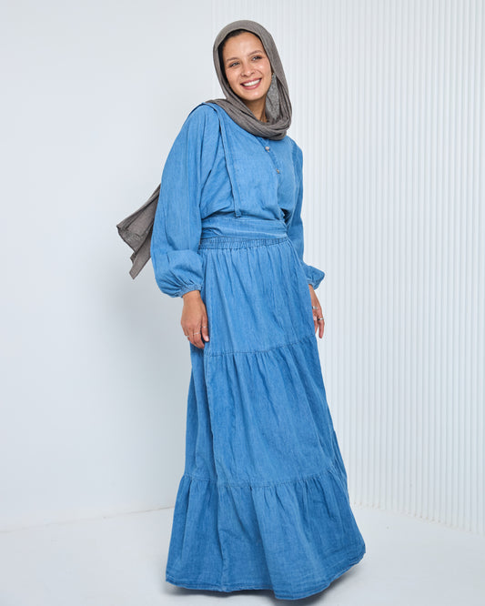 Dinem set in blue