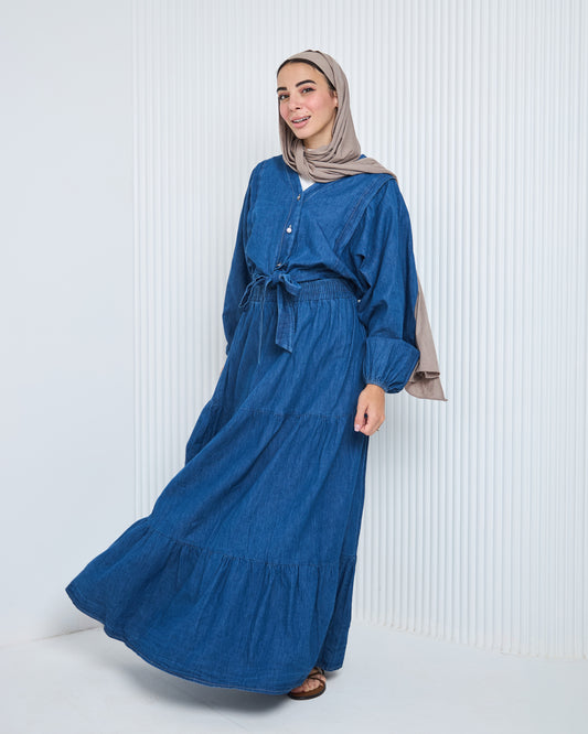 Dinem set in dark blue