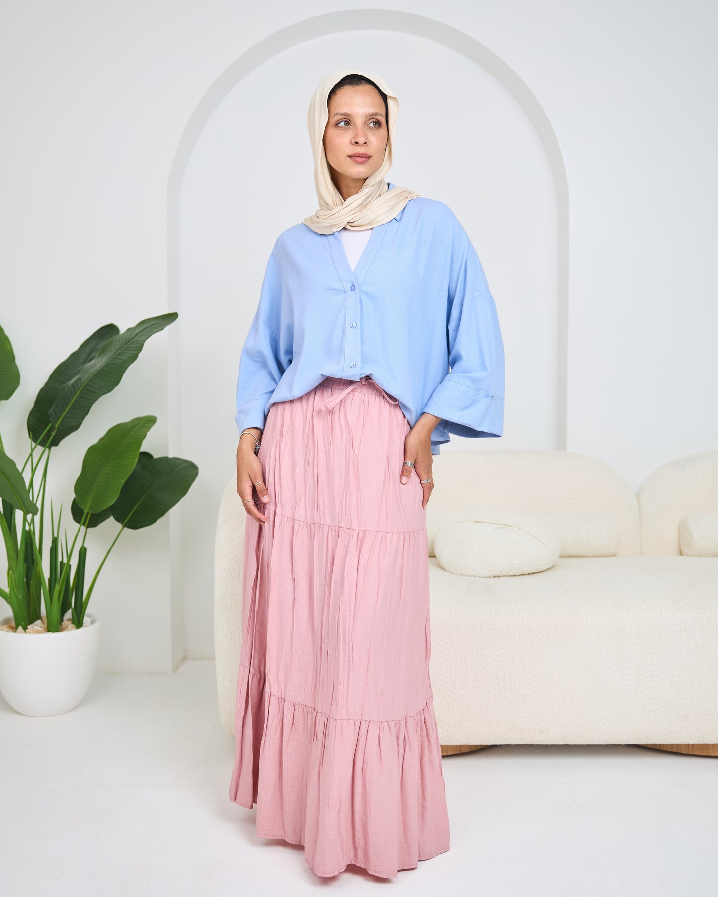 Skirt in pink