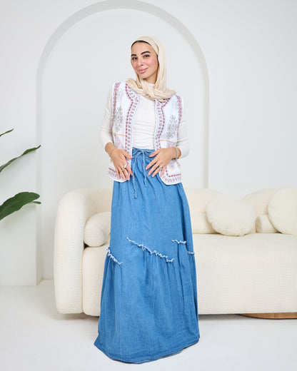 Denim skirt
