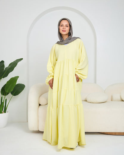 Linen Tiered Dress