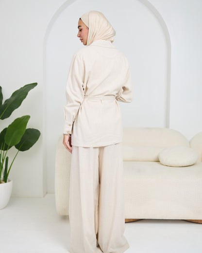 linen suit