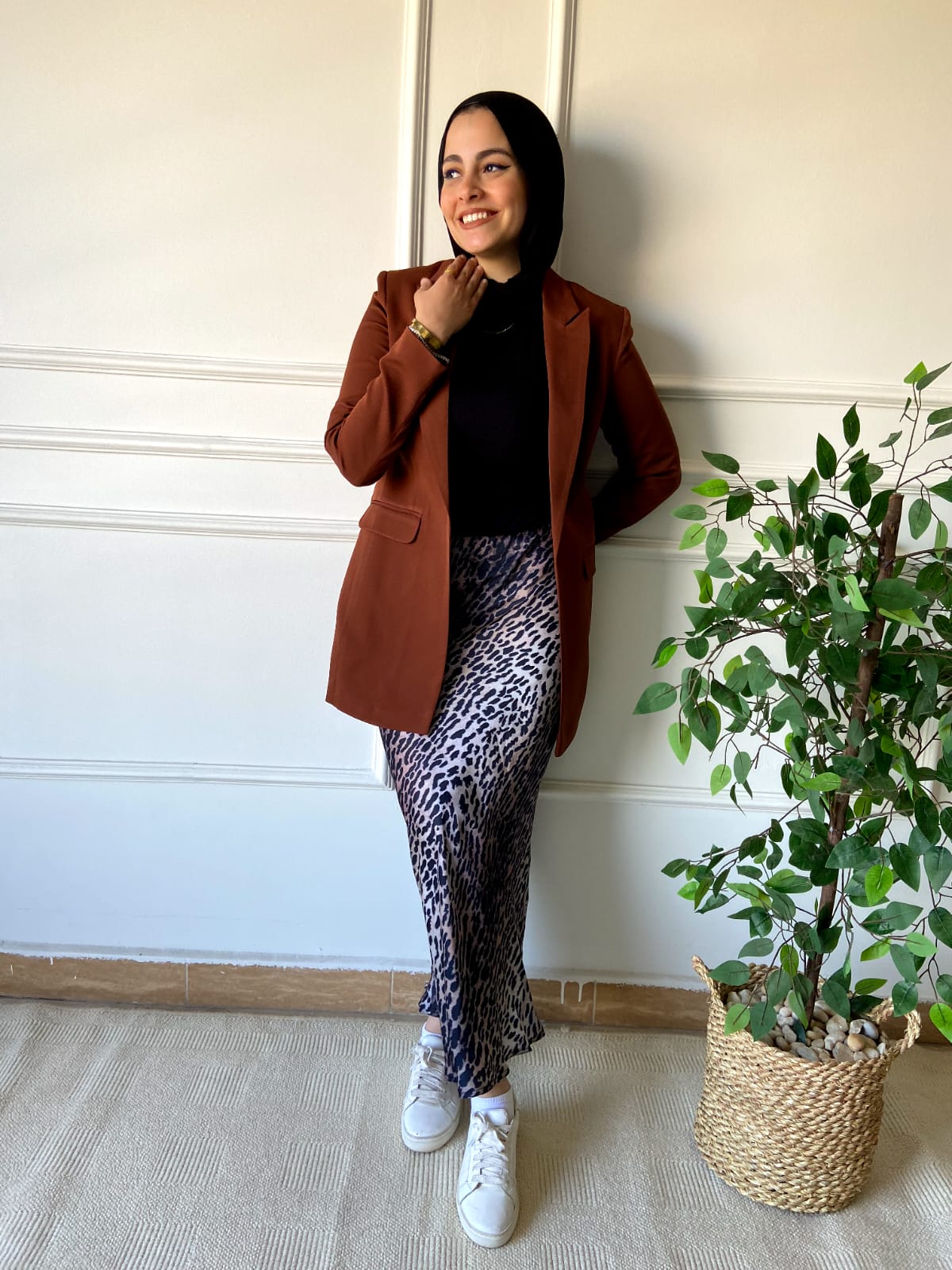 Blazer in brown
