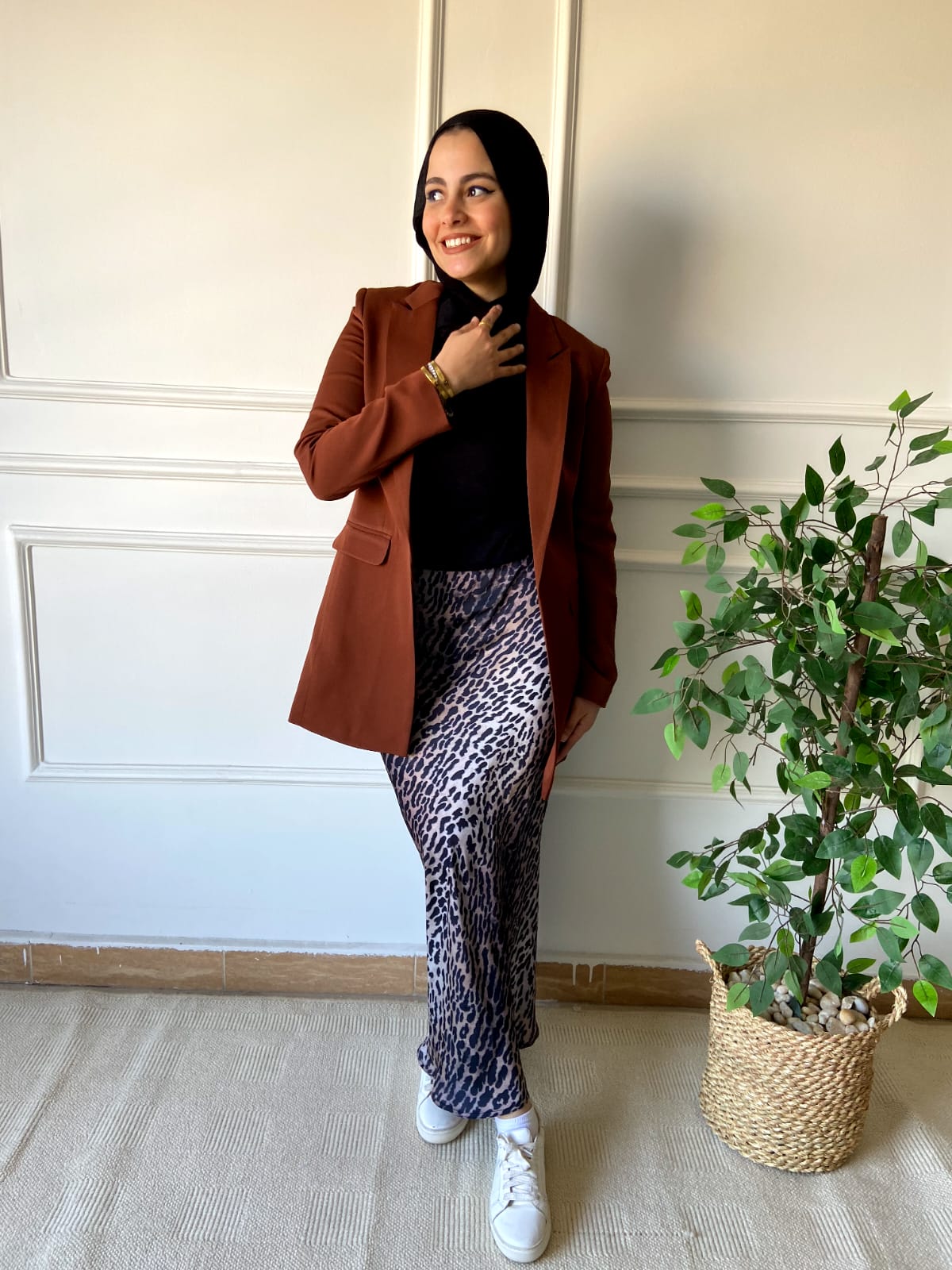 Blazer in brown