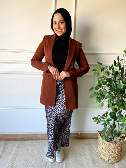 Blazer in brown